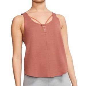 Nike Yoga Henley Dri Fit Tank